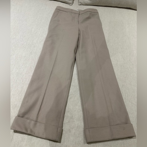 Ladies Trousers by REISS size 0 Taupe colour - Picture 1 of 4